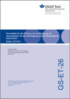 Die Prüf- und Zertifizierungsstelle Elektrotechnik des Fachbereichs Energie Textil Elektro Medienerzeugnisse hat die Grundsätze für die Prüfung und Zertifizierung von 