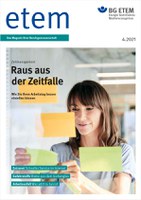 Arbeitsschutz kostet Zeit, sagen viele und glauben, diese nicht zu haben. Doch es geht auch anders. Wir zeigen Ihnen, wie es mit dem richtigen Zeitmanagement funktioniert, dem Arbeitsschutz bei den täglichen Aufgaben seinen Platz einzuräumen. Daneben lesen Sie, worauf Sie bei der Meldung von Arbeitsunfällen an die Berufsgenossenschaft achten sollten und wie Sie per Extranet Formalitäten ganz einfach online erledigen. Im Onlinemagazin finden Experten und alle, die mehr wissen wollen, ergänzende fundierte Fachbeiträge aus den Branchen der BG ETEM, Videobeiträge und zusätzliche Hilfen, die direkt verlinkt sind. http://etem.bgetem.de