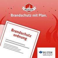 Brandschutz mit Plan. Handlungsanweisungen und Regeln zur Brandverhütung und -bekämpfung findet ihr in der Brandschutzordnung, die im Betrieb ausgehängt ist.
