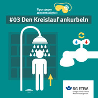 Unser Tipp gegen Wintermüdigkeit Nr. 3: Mit Wechselduschen den Kreislauf ankurbeln. Fangt warm an und lasst das Wasser dann ganz langsam kalt werden. Führt das kalte Wasser langsam von den Extremitäten zur Körpermitte. Und noch ein kleiner Kreislauf-Kick für die Arbeit: Kaltes Wasser einfach kurz über die Unterarme laufen lassen. 
