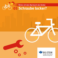 Schraube locker? Besser nicht. Eine regelmäßige
Kontrolle der Schrauben an Sattel, Lenkung, Gabel
etc. sollte auch beim Herbst-Check auf dem
Programm stehen. Schrauben immer nachziehen,
auch wenn es lästig ist, denn nur so könnt ihr auch im Herbst und Winter fest im Sattel sitzen.
