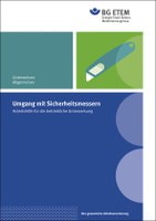 Zu Handverletzungen beim Umgang mit Messern kommt es häufig, z. B. durch das Abrutschen mit dem Messer beim Schneiden oder durch das Benutzen von ungeeigneten, stumpfen Klingen. Die neue Unterweisungshilfe der BG ETEM 