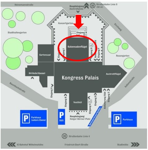 Skizze Kongress Palais Kassel