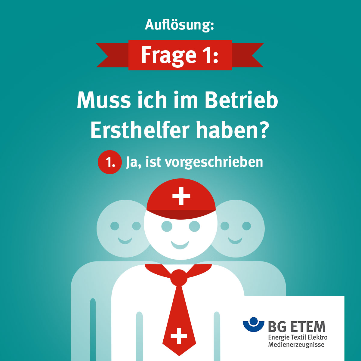 Erste Hilfe —  - BG ETEM